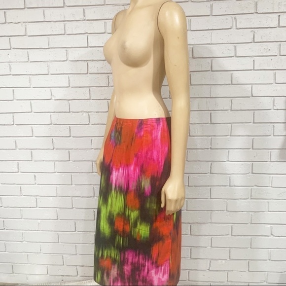Carolina Herrera Women’s Floral Abstract Pencil Skirt - Picture 3 of 10
